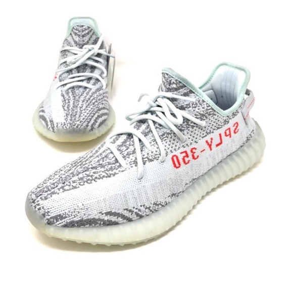 Adidas Blue Tint Yeezy Boost 350 V2 Sneakers - Picture 3 of 6
